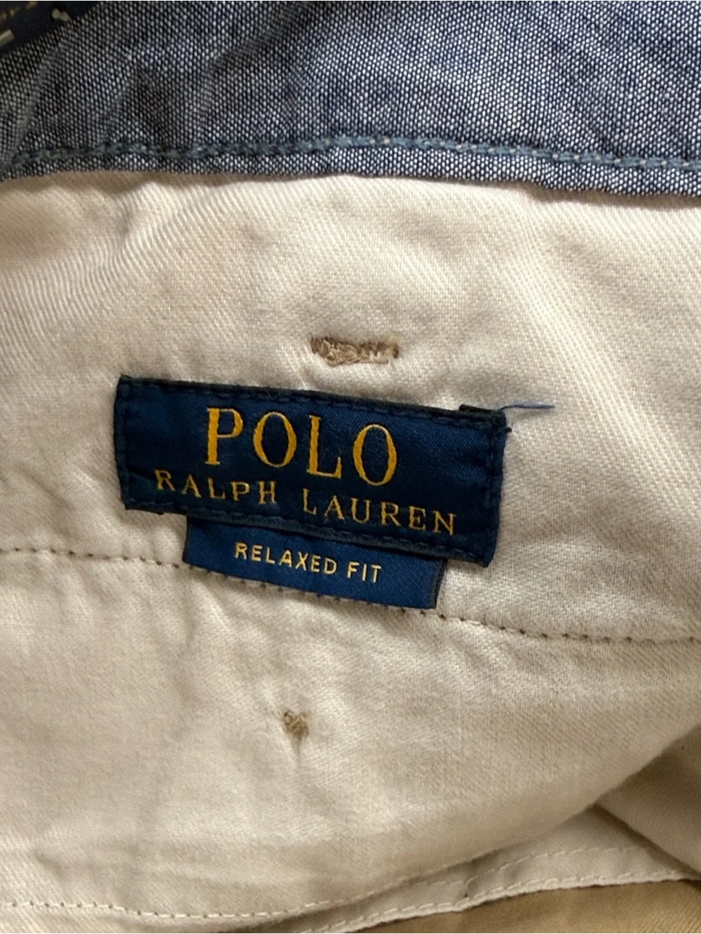NWT Polo Ralph Lauren Relaxed Fit 10” Khaki Chino Shorts 38